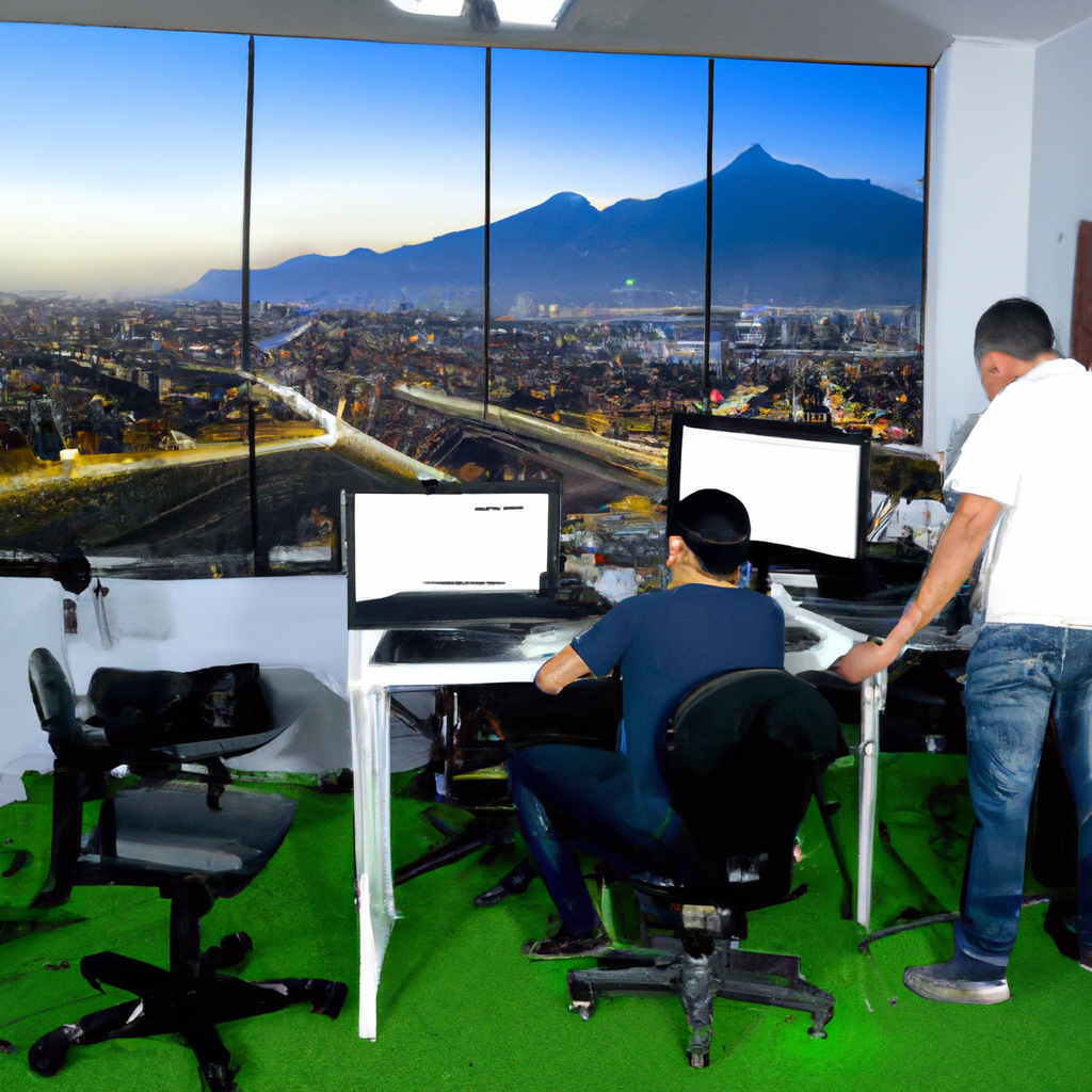 Taller presencial en Lima con estudiantes operando cámara